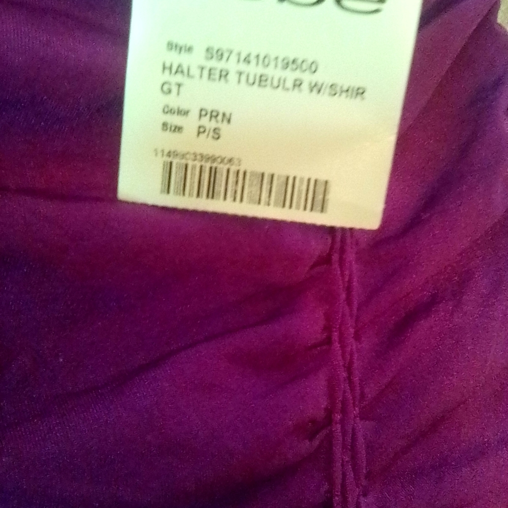 BeBe halter tubular w/ shirt. New w/ tags - Picture 9 of 10